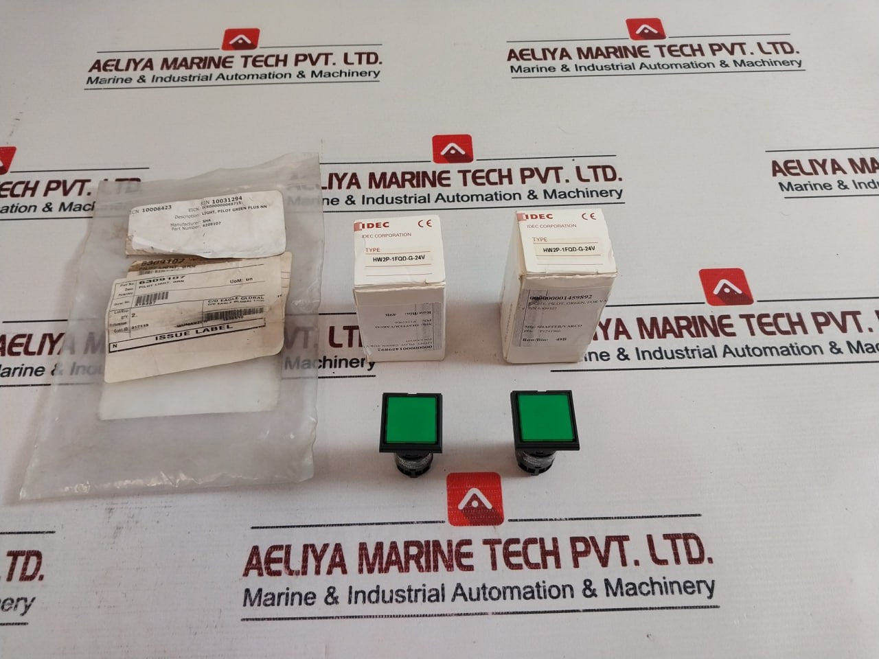 Idec Hw2P-1Fqd-g-24V Pilot Light Green 5-30V 1W Max U70308U