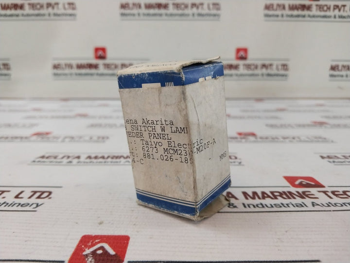 Idec Mc3D-m20Fb Pb Switch W Lamp Control Unit