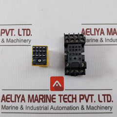 Idec Ry4S-ul Dc24V 4-pole Miniature Relay With Base 5A 240Vac