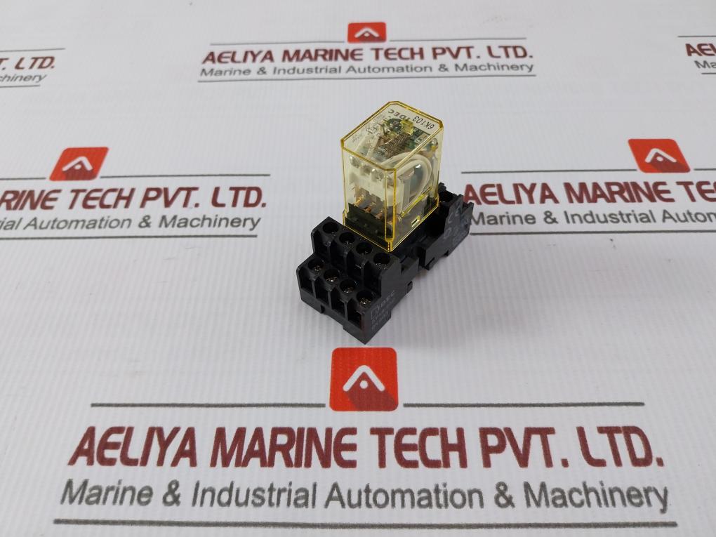 Idec Ry4S-ul Dc24V 4-pole Miniature Relay With Base 5A 240Vac