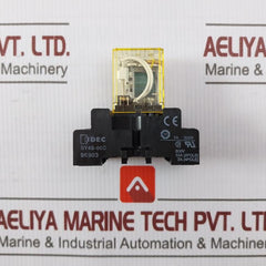 Idec Ry4S-ul Dc24V 4-pole Miniature Relay With Base 5A 240Vac