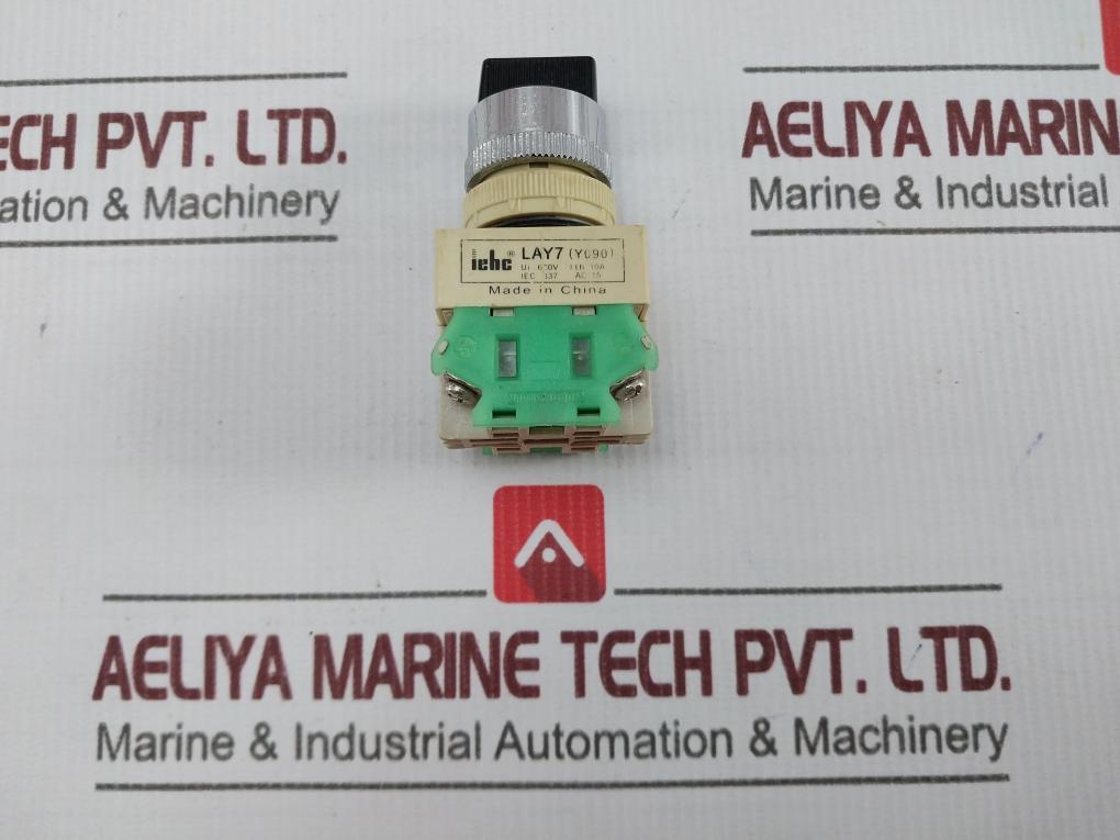 Iehc Lay7 (Y090) Selector Rotary Switch Knob Button 10A 600V
