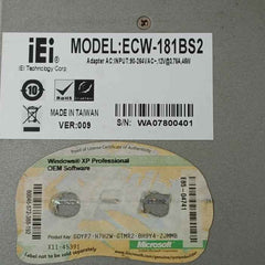 Iei Ecw-181Bs2 Embedded System W/ Adapter Ver 009 Up0451E-12P