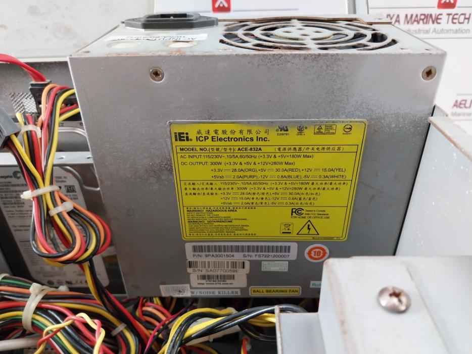Iei Ws-855Gw-sz/Ace-925A Switching Power Supply 115/230V 60/50Hz (Not Working)