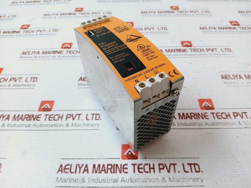 Ifm Electronic Ac 1216 As-i Power Supply 29.5-31.6V Dc 2.8A 115/230V Ac
