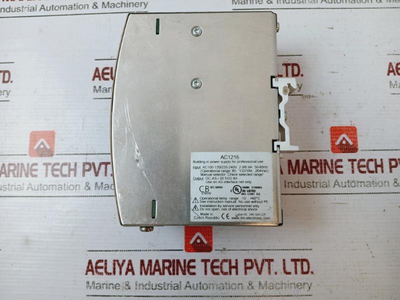 Ifm Electronic Ac 1216 As-i Power Supply 29.5-31.6V Dc 2.8A 115/230V Ac