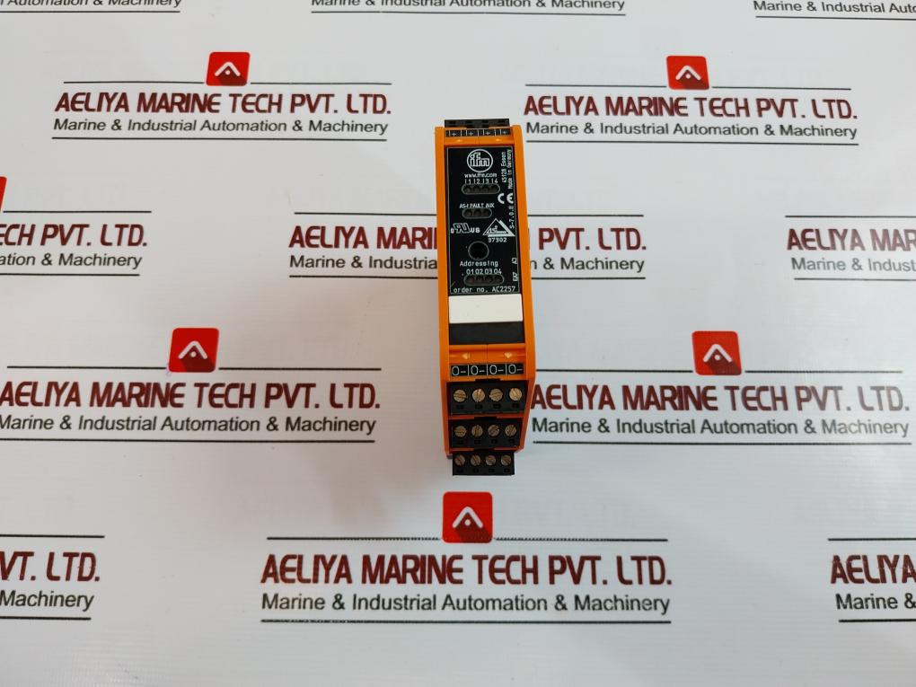 IFM Electronic AC2257 AS Interface Module - 26.5-31.6VDC, Max 1A/Channel