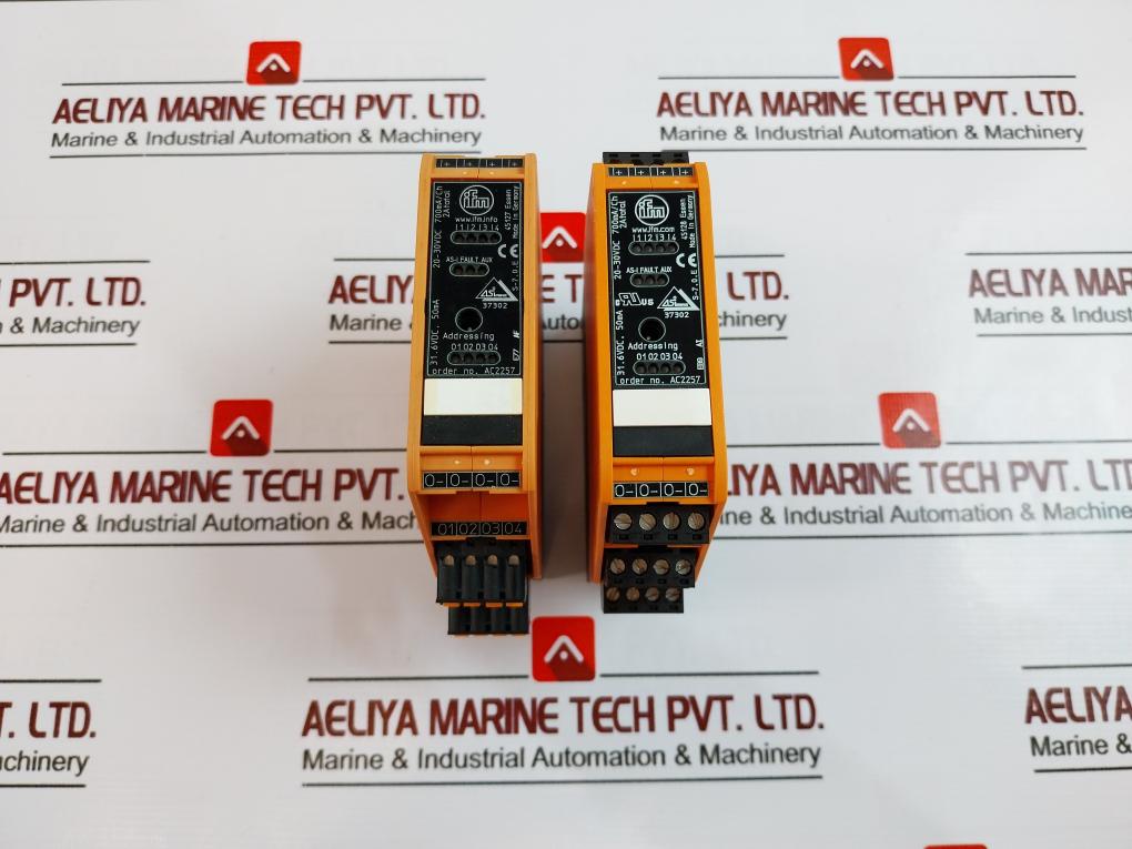 IFM Electronic AC2257 AS Interface Module, 20-30VDC, 700MA/CH