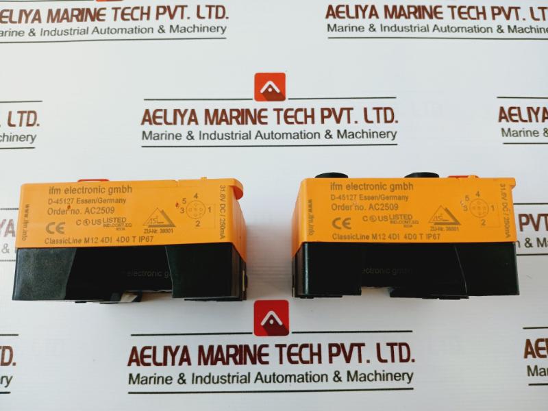 Ifm Electronic Ac2509 As Interface Module, Classic Line M12 4Di 4Do T Ip67
