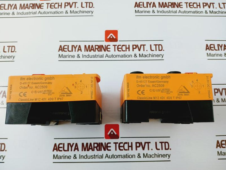 Ifm Electronic Ac2509 As Interface Module, Classic Line M12 4Di 4Do T Ip67