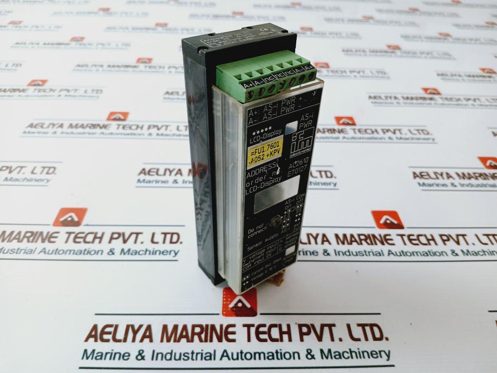 Ifm Electronic Ac2610 As Interface Analog Module W/ E70127 Lcd Display 0-10V