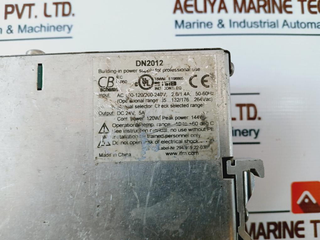 Ifm Electronic Dn2012 Switched Mode Power Supply Unit 50/60Hz