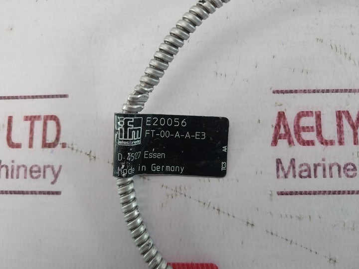 Ifm Electronic Ft-00-a-a-e3 Fiber Optic Sensor E20056 Tc3 Aa