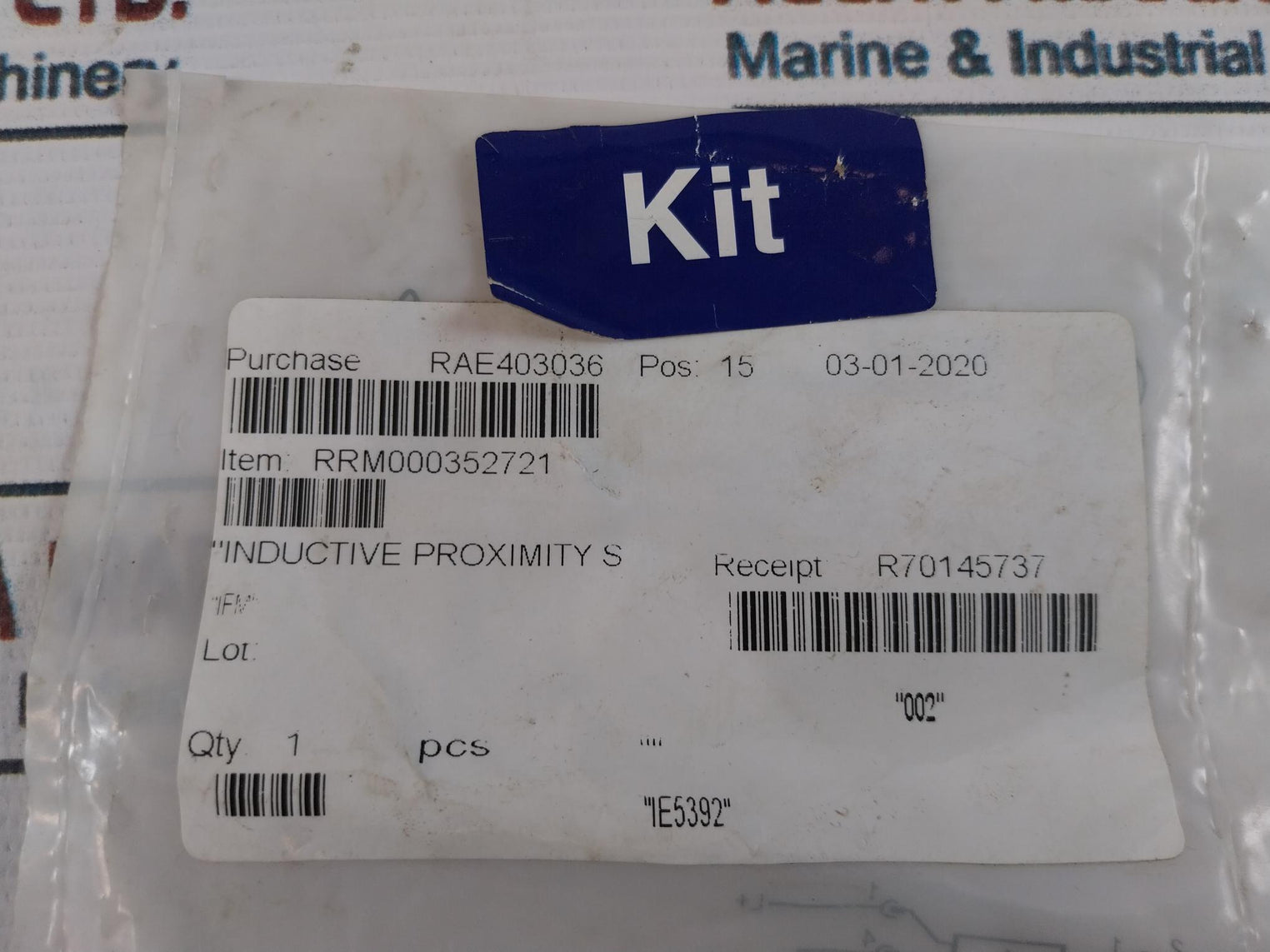 Ifm Electronic Ie5392 Inductive Proximity Switch Sensor 10…36 Vdc