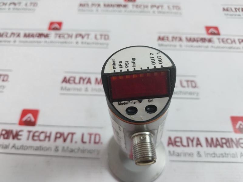 Ifm Electronic Pn7009 Pressure Sensor With Display 18-36V Dc 250Ma Ip65 G 1/4