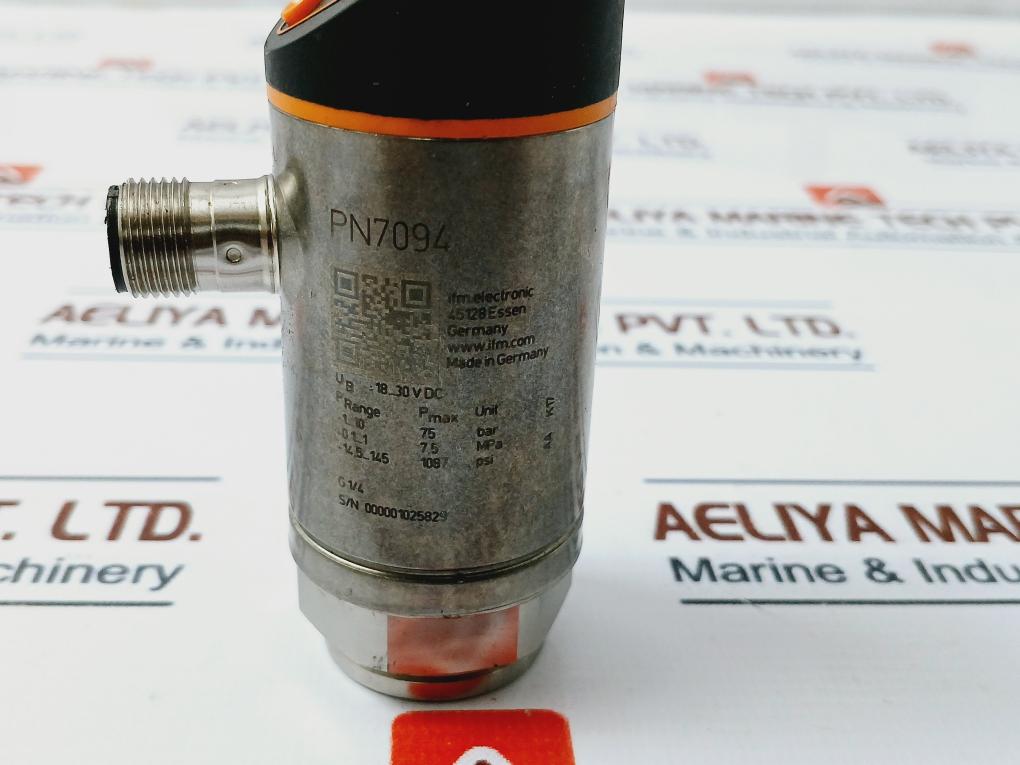 Ifm Electronic Pn7094 Pressure Sensor With Display 18…30Vdc