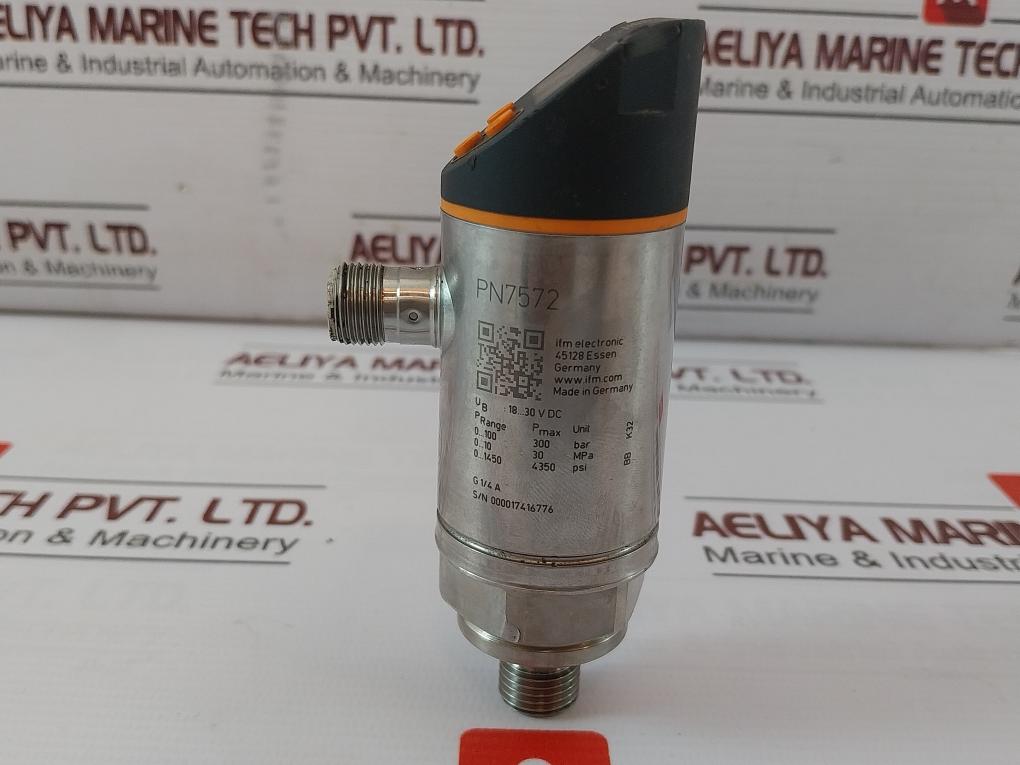 Ifm Electronic Pn7572 Pressure Sensor With Display Ip67 18-30V Dc