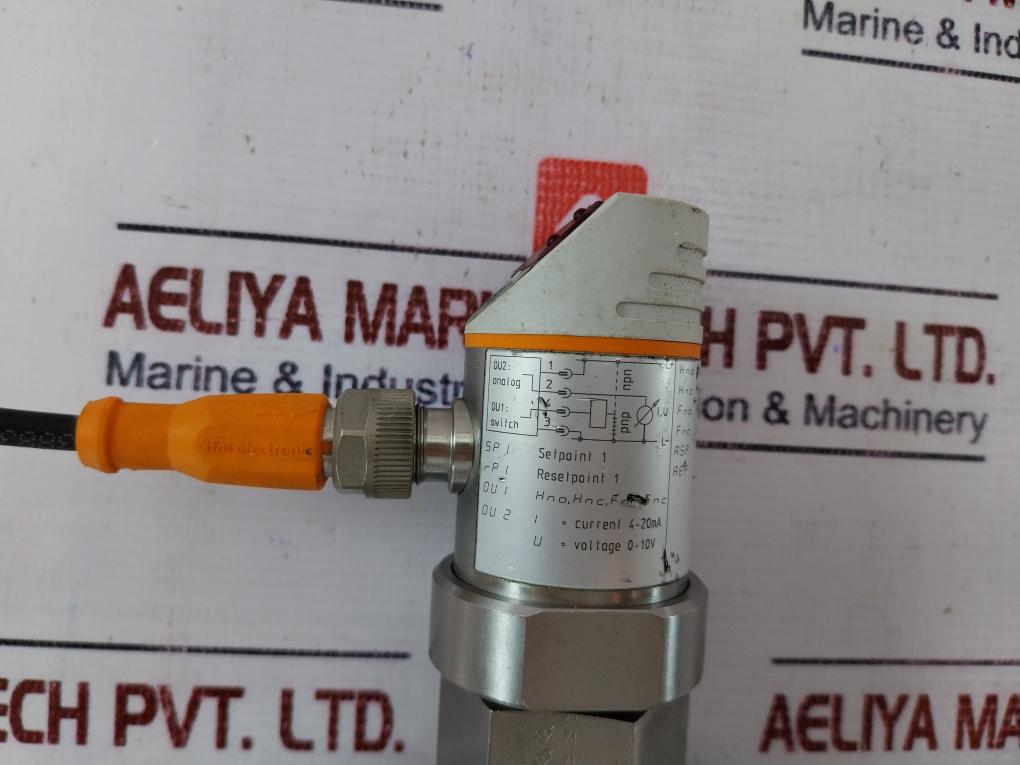 Ifm Electronic Sa0551 Flow Sensor 4-20Ma Ip 67 15-1205C