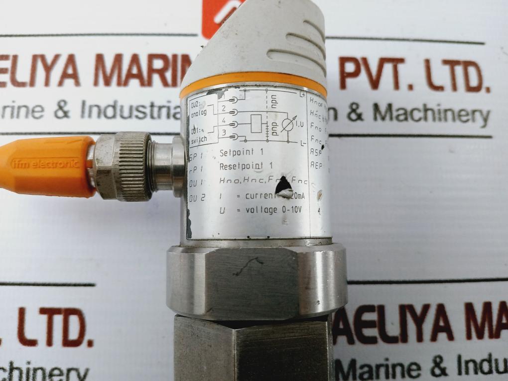 Ifm Electronic Sa0551 Flow Sensor Ip67 0-10V 4-20Ma