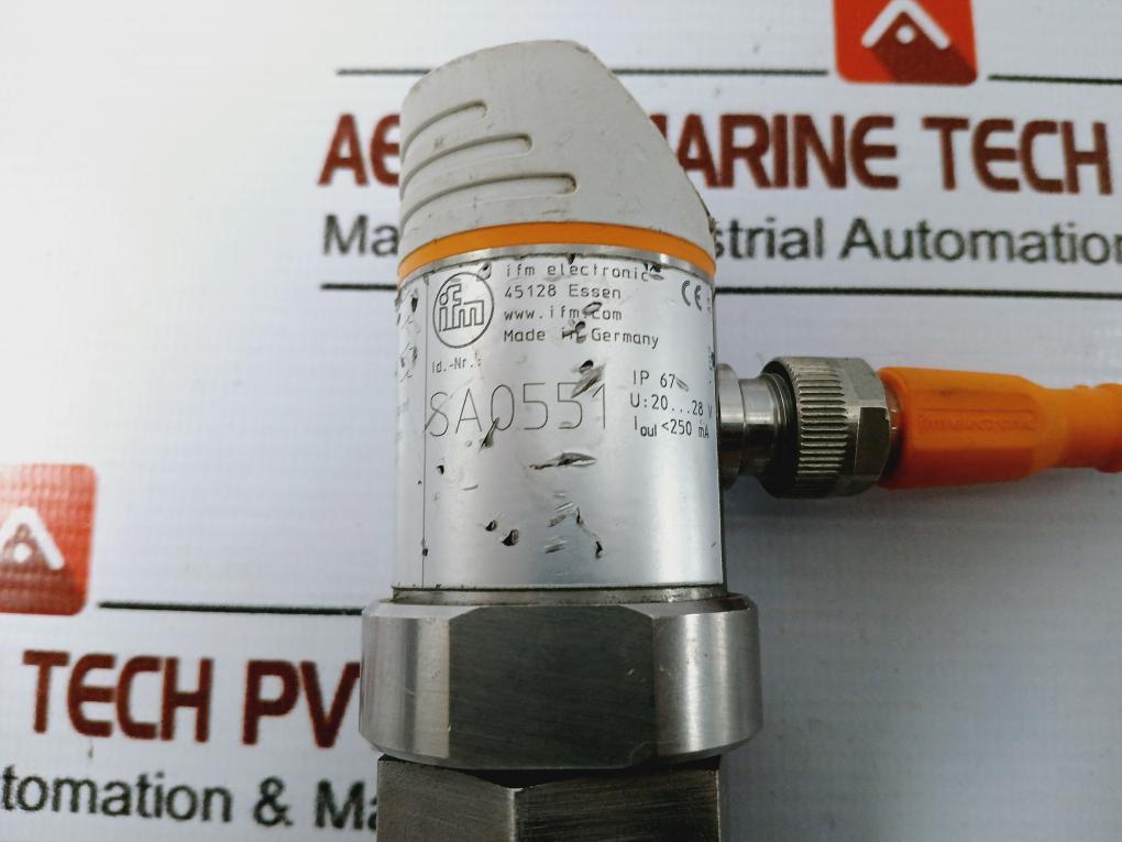 Ifm Electronic Sa0551 Flow Sensor Ip67 0-10V 4-20Ma