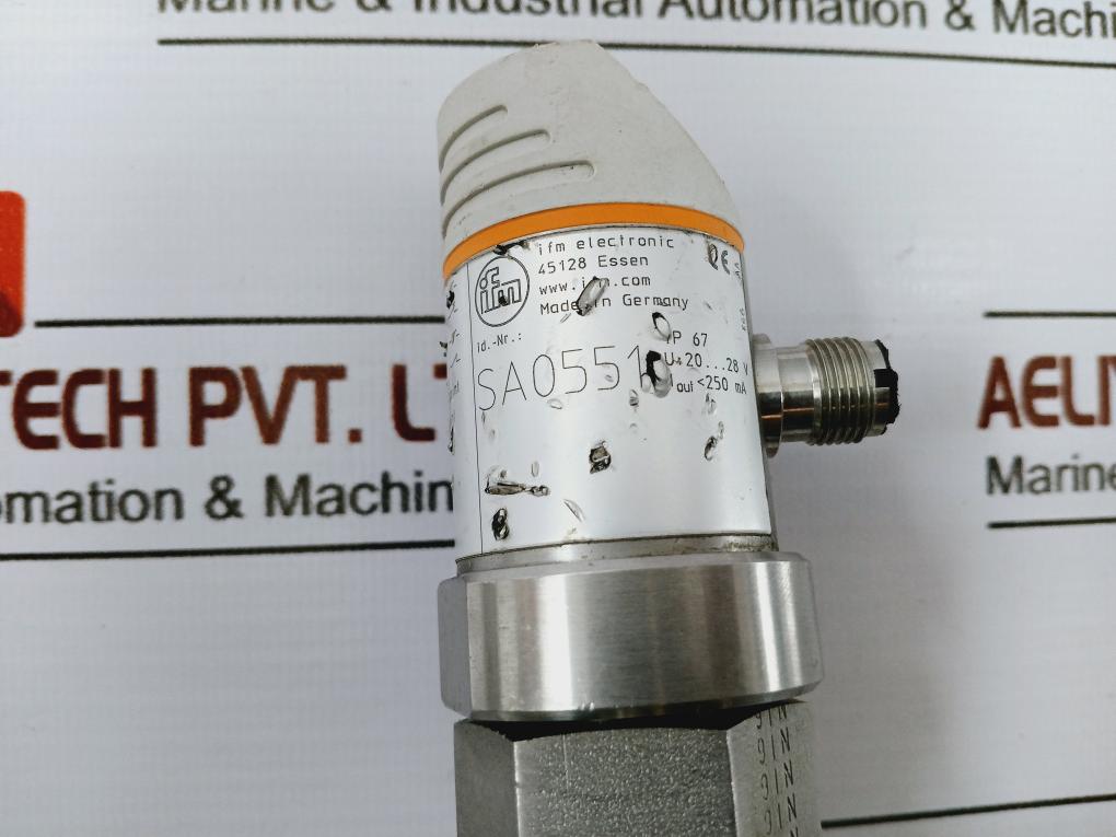 Ifm Electronic Sa0551 Flow Sensor Ip67 4-20Ma 0-10V
