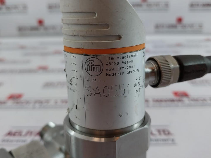 Ifm Electronic Sa0551 Flow Sensor Current 4-20Ma Voltage 0-10
