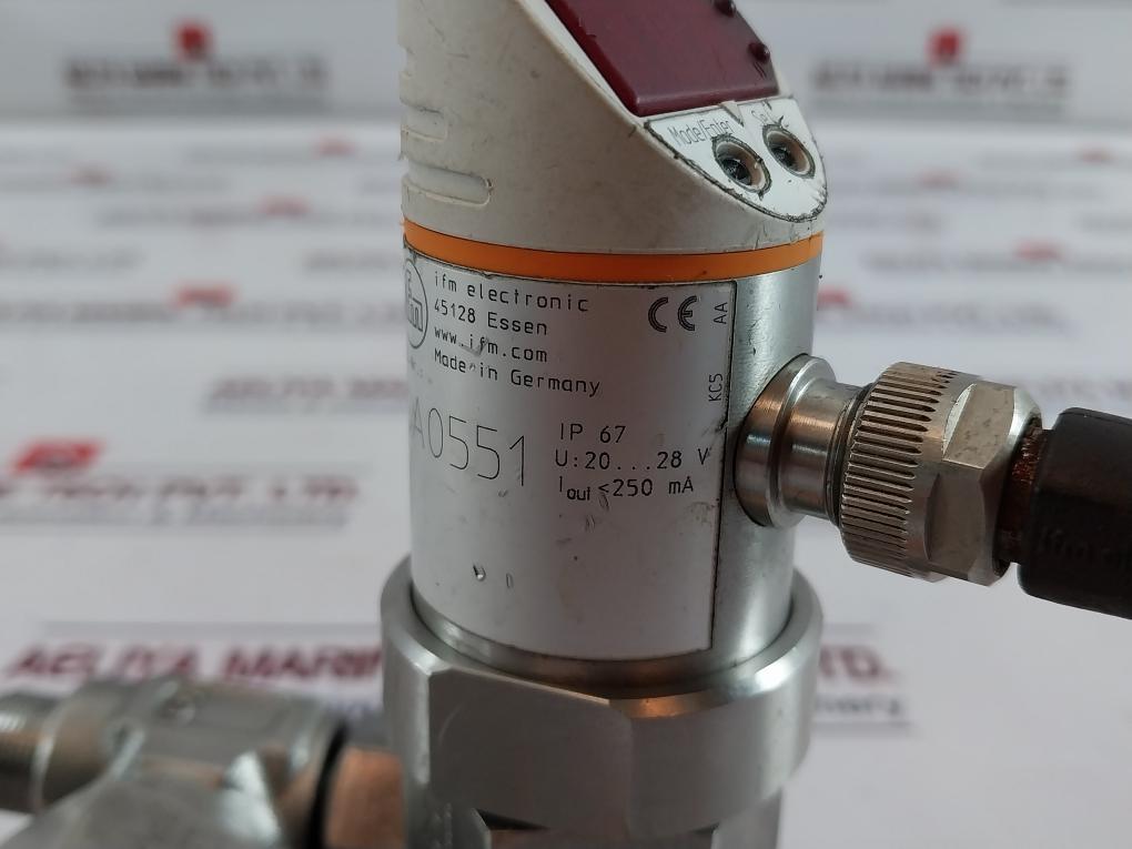 Ifm Electronic Sa0551 Flow Sensor Current 4-20Ma Voltage 0-10