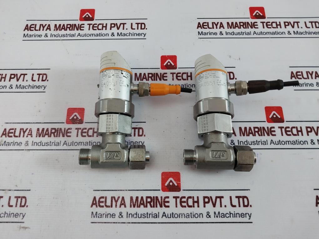 Ifm Electronic Sa0551 Flow Sensor Current 4-20Ma Voltage 0-10