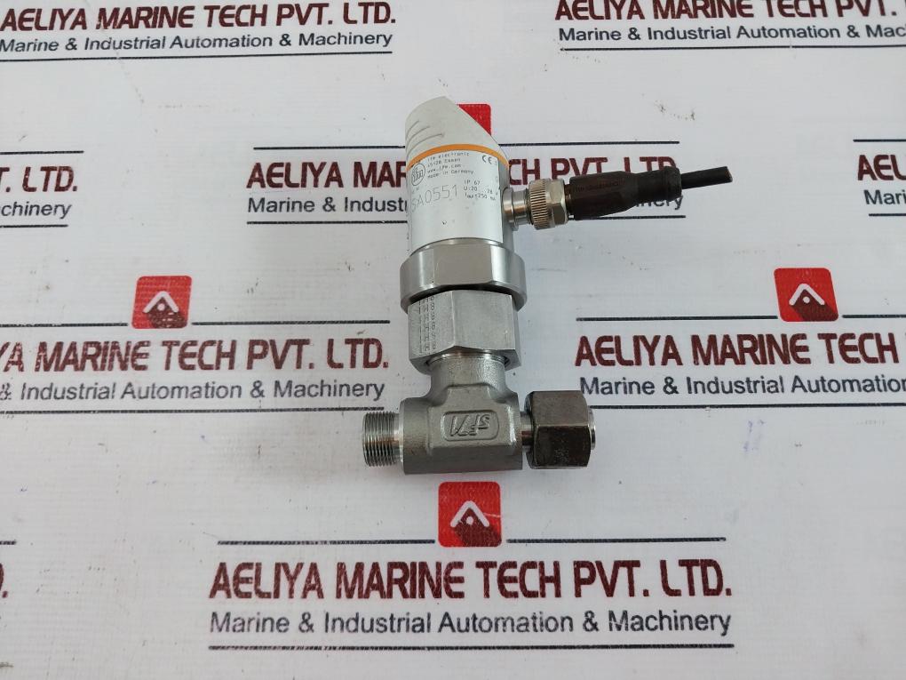 Ifm Electronic Sa0551 Flow Sensor Current 4-20Ma Voltage 0-10