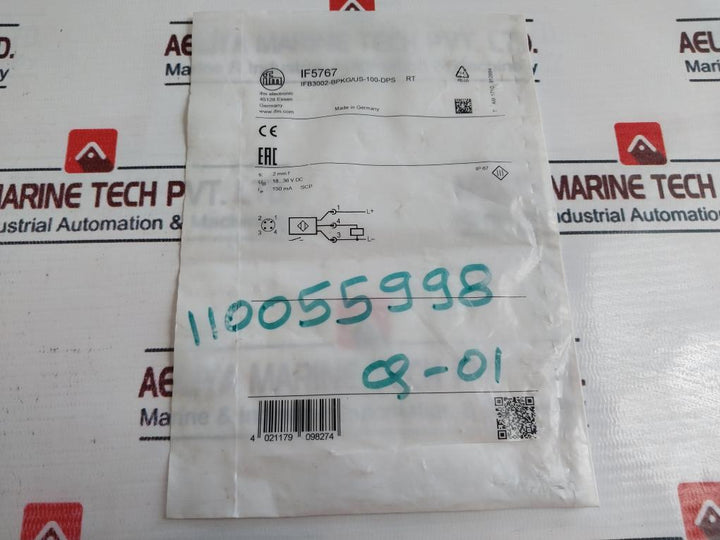 Ifm If5767 Inductive Proximity Sensor Ip67