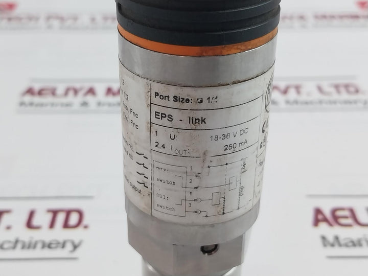 Ifm Pn7004 Pressure Sensor With Display Port Size G 1/4