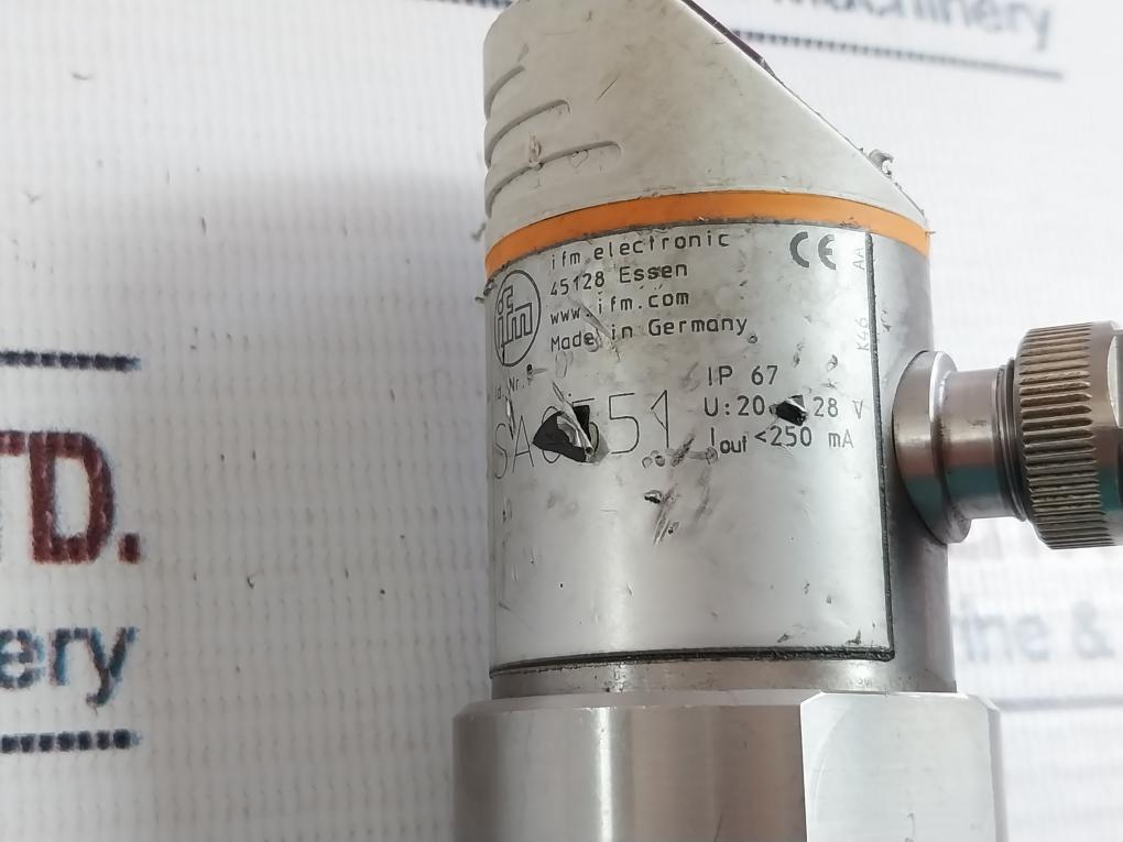 Ifm Sa0551 Flow Sensor 20…28V
