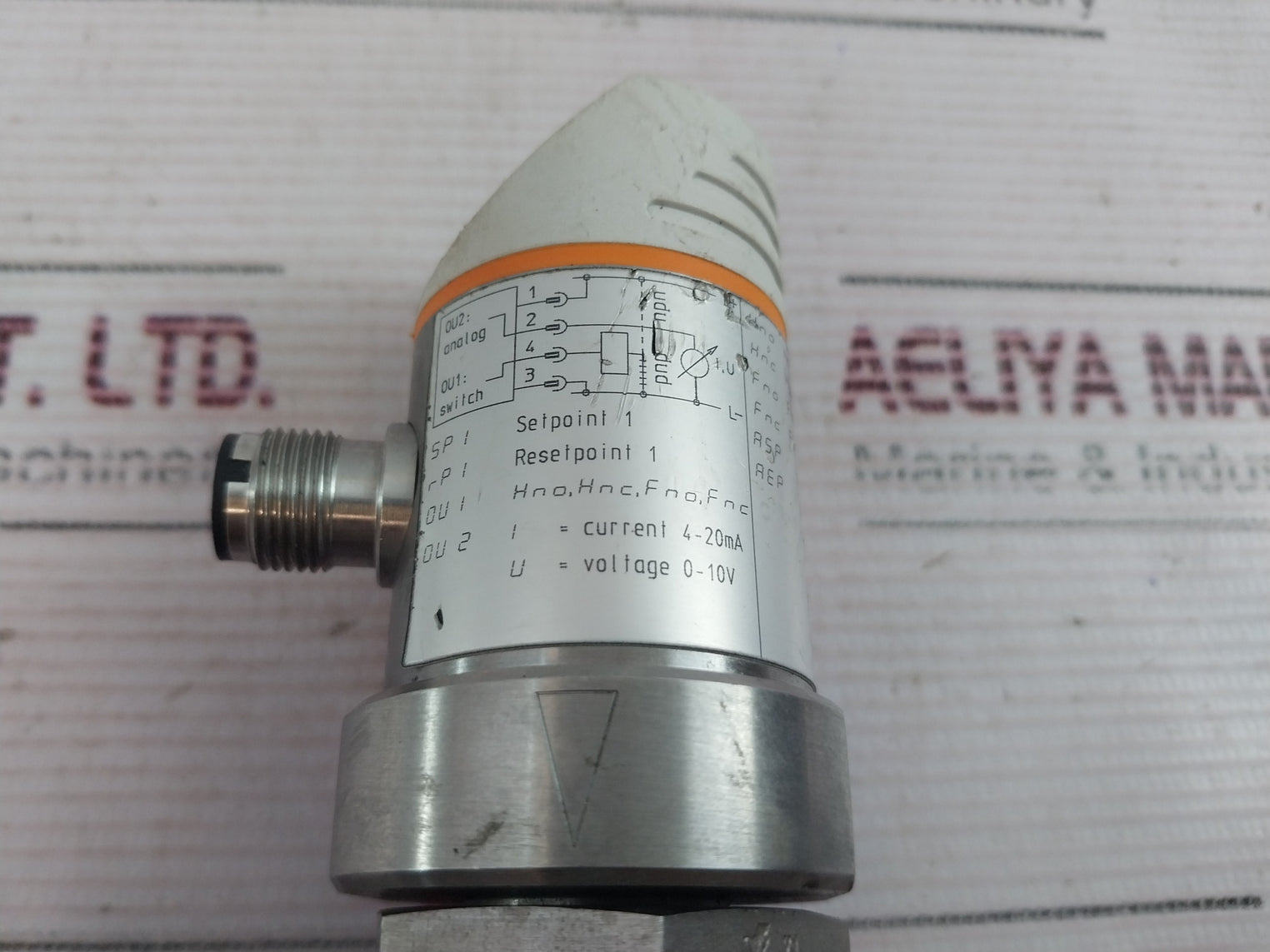 Ifm Sa0551 Flow Sensor Ip67 20-28V 11-1250C 4-20Ma