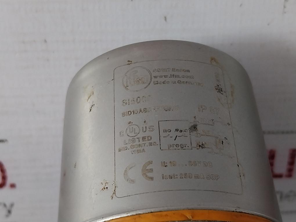 Ifm Si5000 Compact Flow Monitor Sensor In Ss Housing 18-36vdc Ip67 250ma