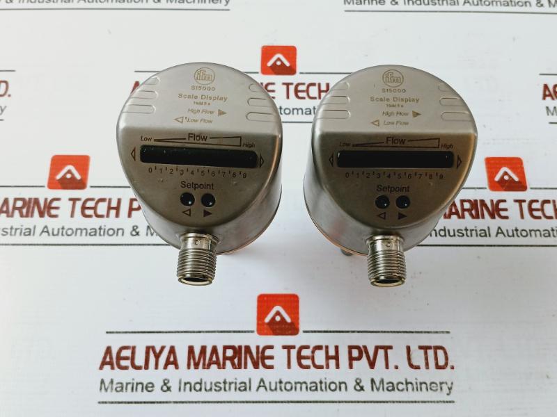 Ifm Si5000 Scale Display Flow Monitor 19–36V Dc Sid10Abbfpkg/Us 250Ma Scp Ip67