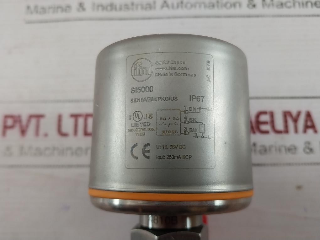 Ifm Si5000 Scale Display Flow Monitor Ip67 250Ma Scp 19-36Vdc Ac K78