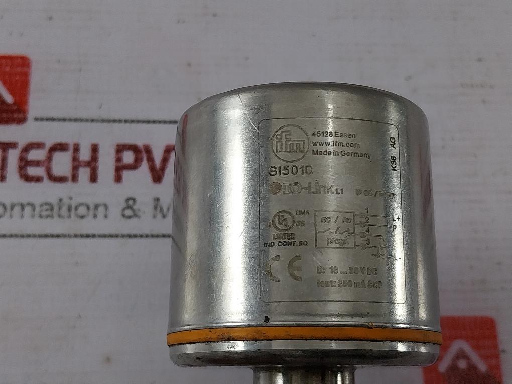 Ifm Si5010 Compact Flow Monitor Sensor In Ss Housing 18-36vdc 250ma Ip65/ip67