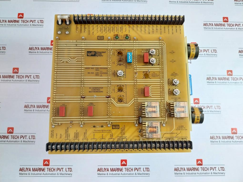 Iintegrated Power System Rack Module 9603, 1026, 2641, 2643 50Vdc Max 017-001981