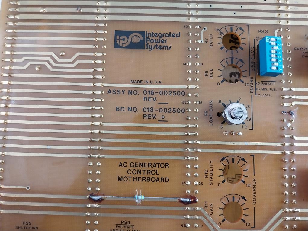 Iintegrated Power System Rack Module 9603, 1026, 2641, 2643 50Vdc Max 017-001981