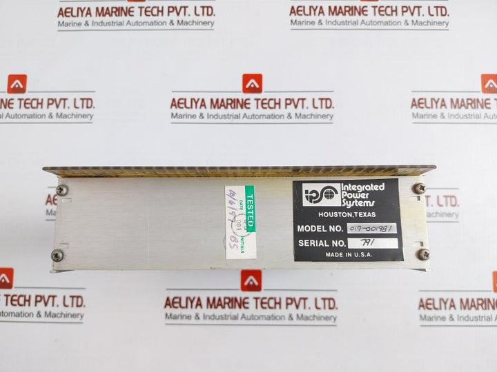 Iintegrated Power System Rack Module 9603, 1026, 2641, 2643 50Vdc Max 017-001981