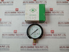 Ik Instrument 75-p-b Pressure Gauge 0-200 Psi 0-15 Kg/Cm2