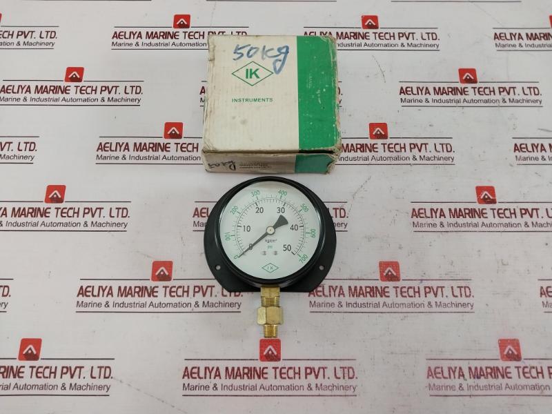 Ik Instruments 100-p-b 1303 Pressure Gauge 0-700 Psi 3/8