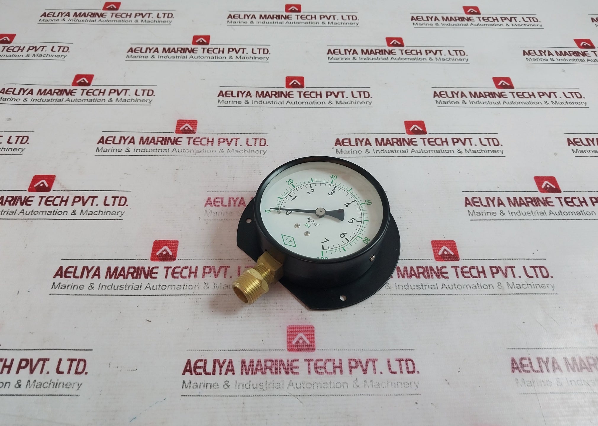 Ik Instruments 100-p-b Pressure Gauge 0-7 Kg/Psi