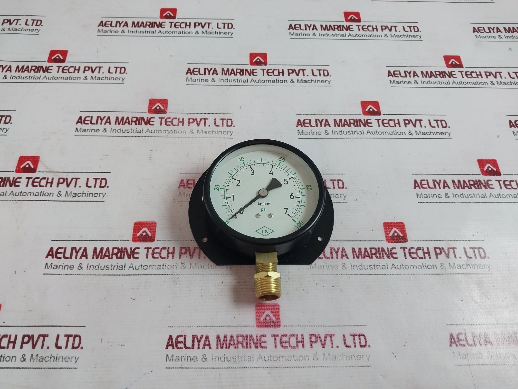 Ik Instruments 100-p-b Pressure Gauge 100 7 Kg/Psi