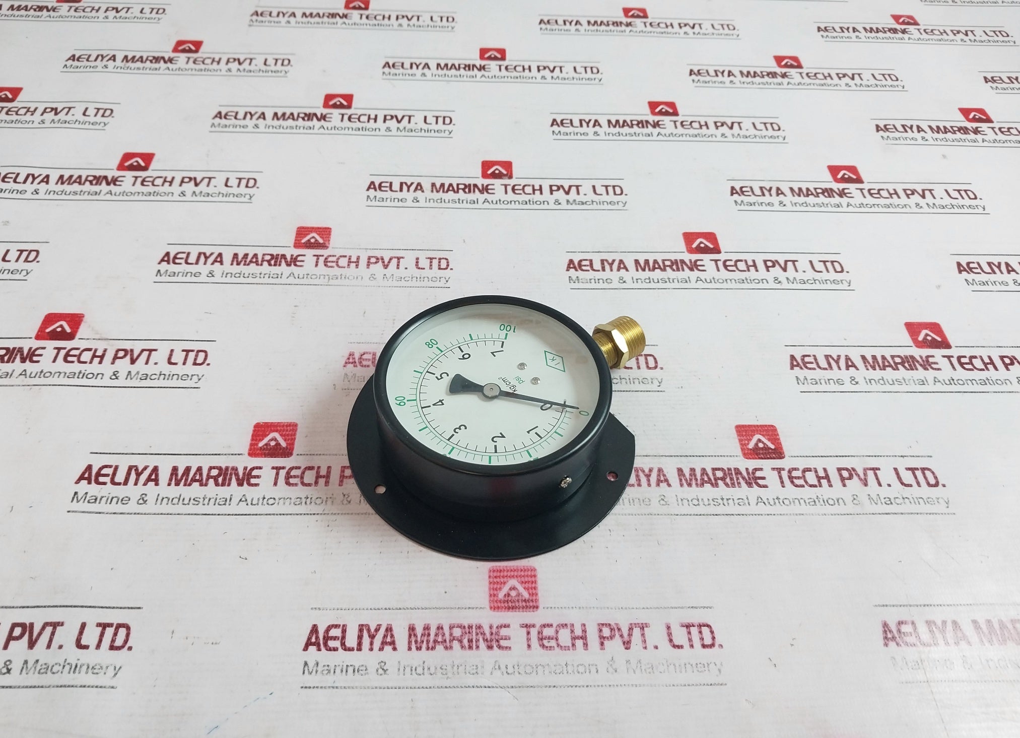 Ik Instruments 100-p-b Pressure Gauge 100 7 Kg/Psi