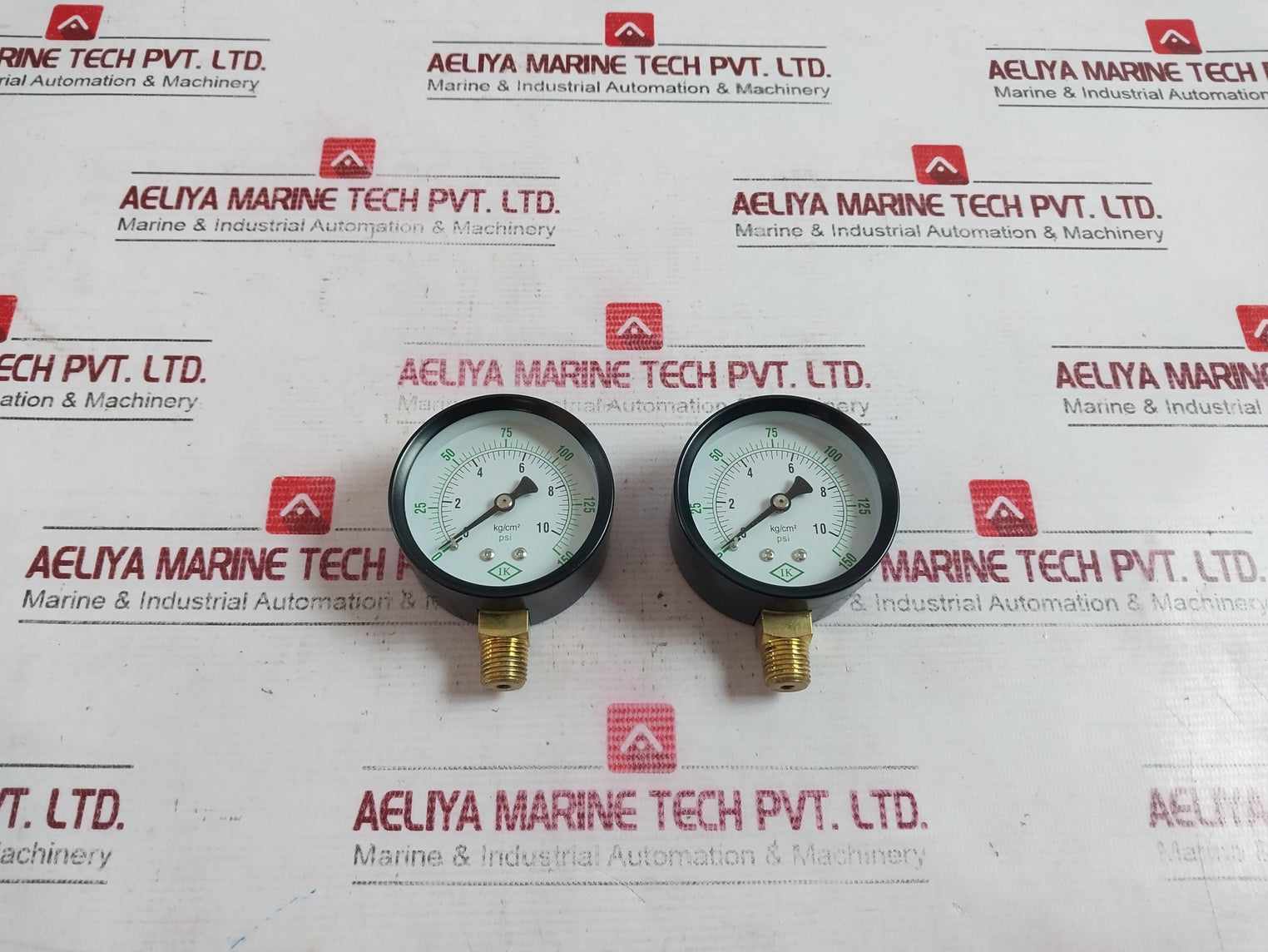 Ik Instruments 63-p-a Pressure Gauge 10 Kg/Cm2