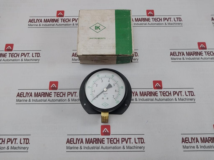 Ik Instruments 0-7 Kg/Cm2 Pressure & Temperature Gauge 0-100 Psi