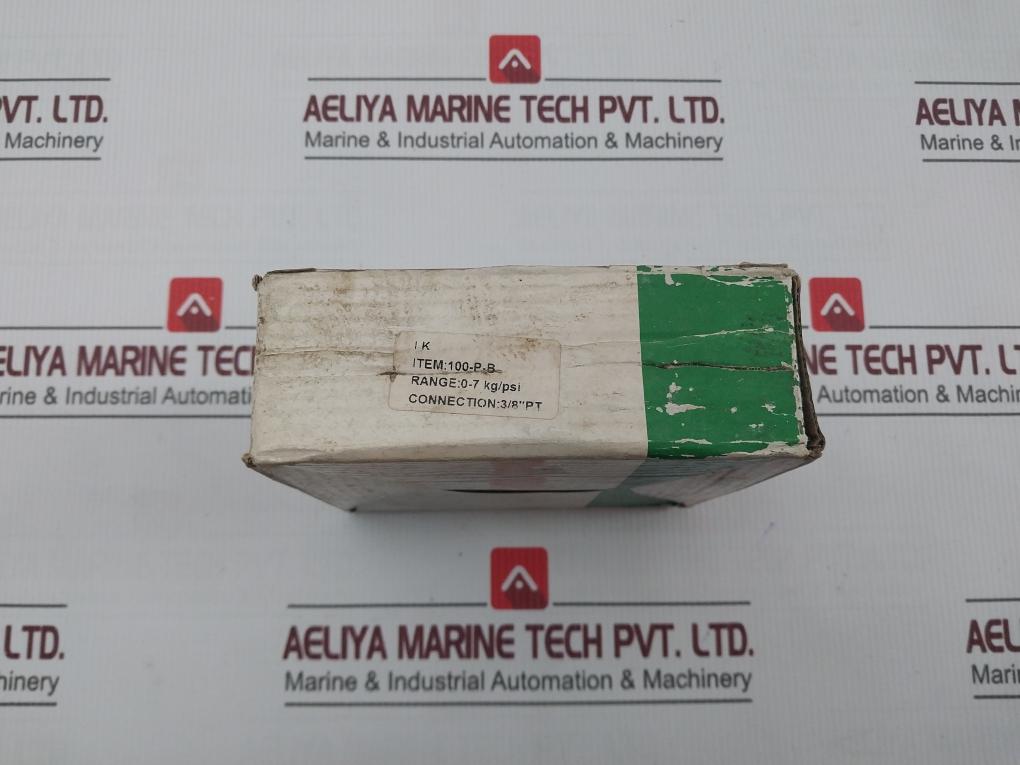 Ik Instruments 0-7 Kg/Cm2 Pressure & Temperature Gauge 0-100 Psi