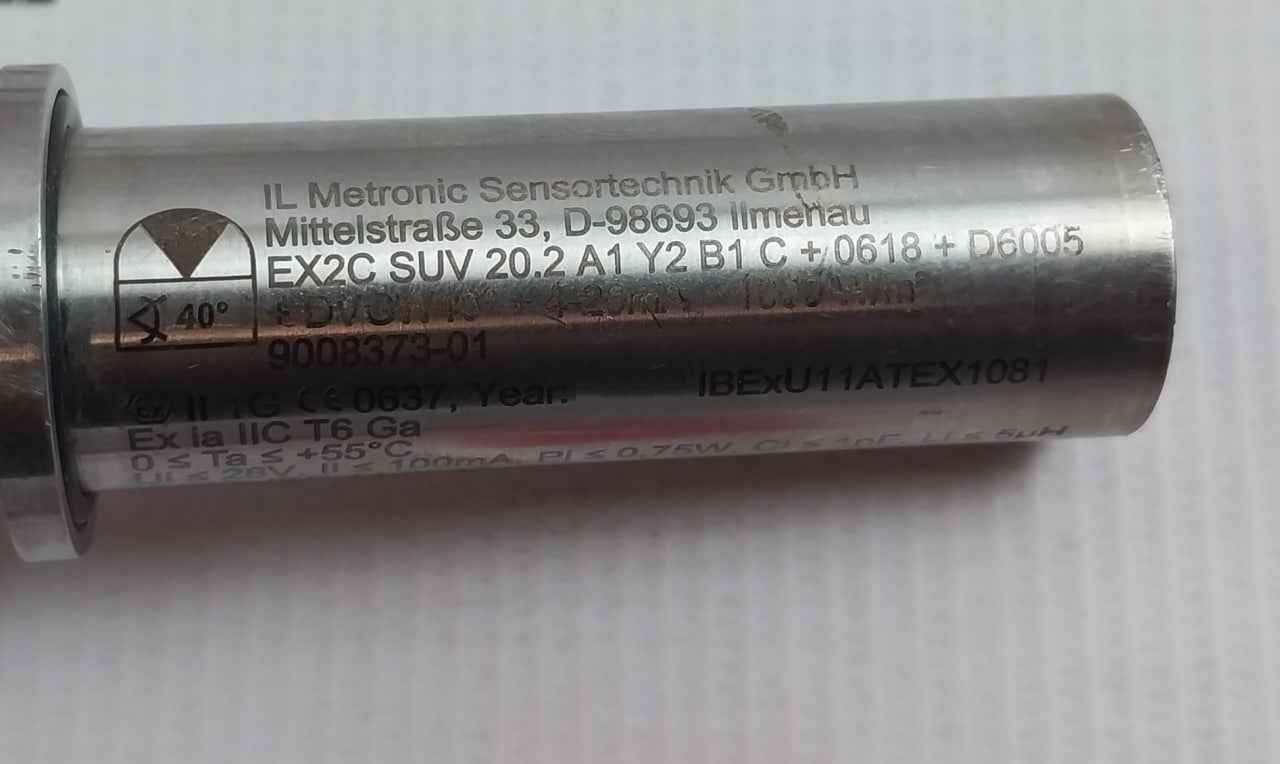 Il Metronic 9008373-01 Sensor With Power Cable Iecex Ibe 14.0027 Ibexu11atex1081