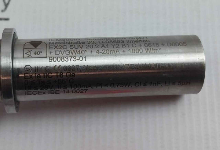 Il Metronic 9008373-01 Sensor With Power Cable Iecex Ibe 14.0027 Ibexu11atex1081